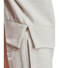 Varley Kelly High Neck Cap Sleeve Half Zip Double Soft Cropped Sweatshirt