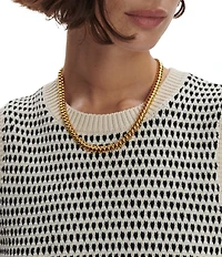 Varley Knowles Crew Neck Sleeveless Textured Knit Vest