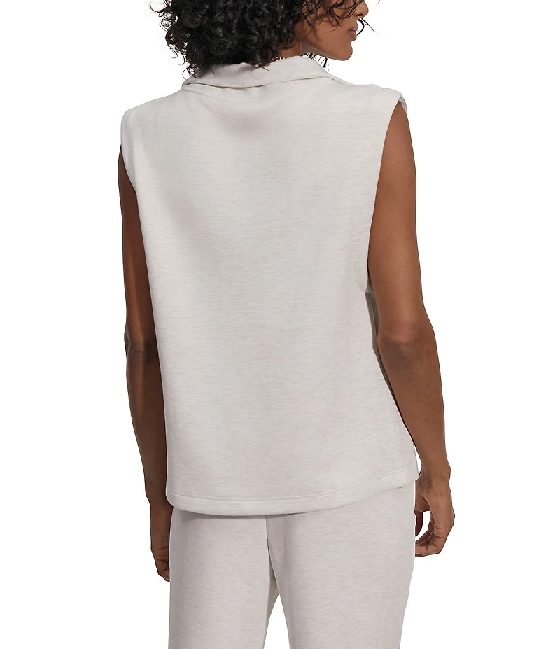 Varley Magnolia 2.0 Half-Zip Mock Neck Sleeveless Tank