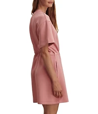 Varley Maple Crew Neck Short Sleeve Dress