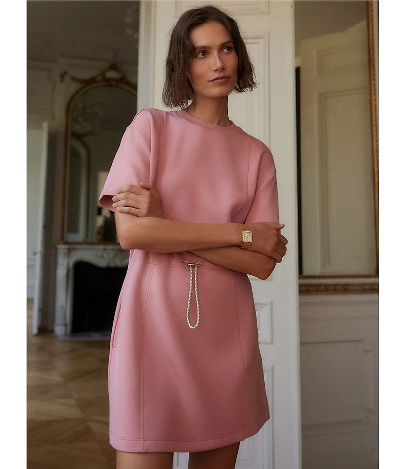 Varley Maple Crew Neck Short Sleeve Dress