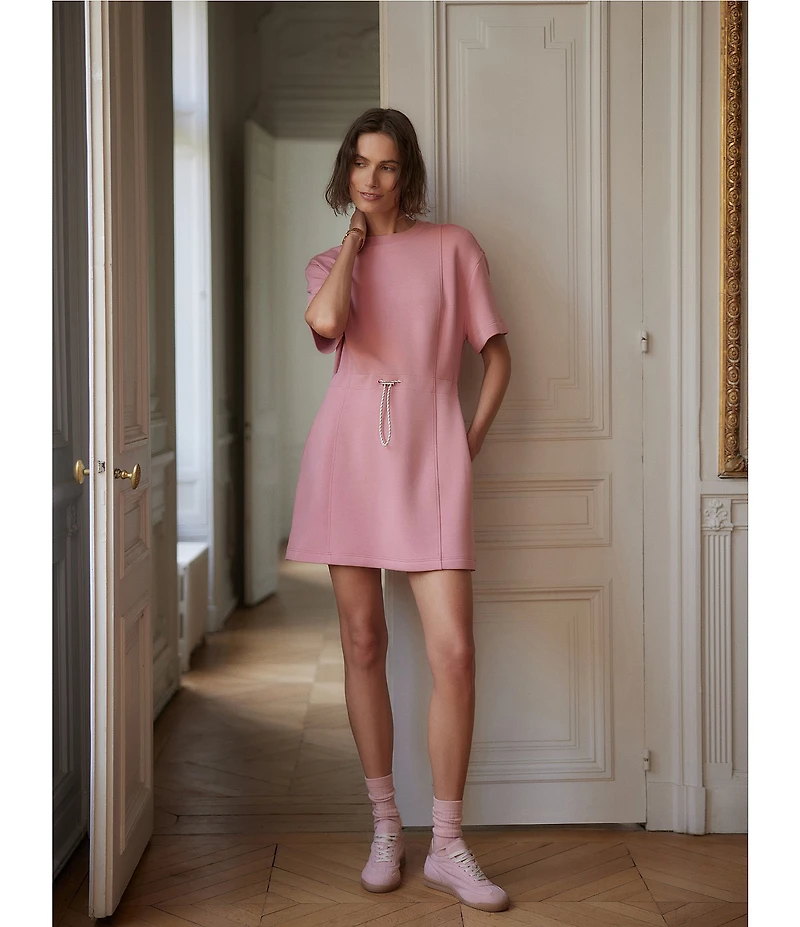 Varley Maple Crew Neck Short Sleeve Dress