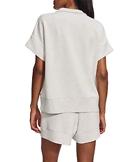 Varley Ritchie Half Zip Short Sleeve Sweatshirt