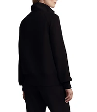 Varley Roxbury DoubleSoft® Stand Collar Raglan Long Sleeve Zip Through Sweat Jacket