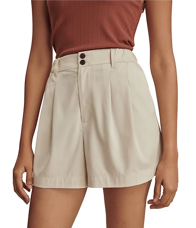 Varley Tansy Woven High-Rise Shorts