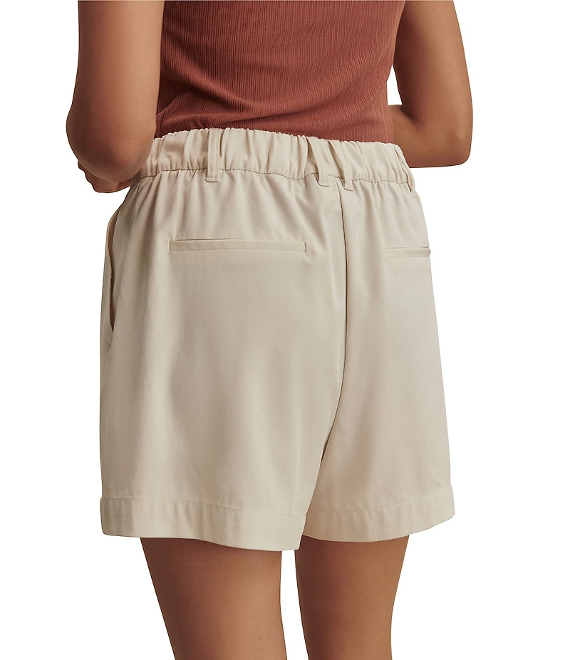 Varley Tansy Woven High-Rise Shorts
