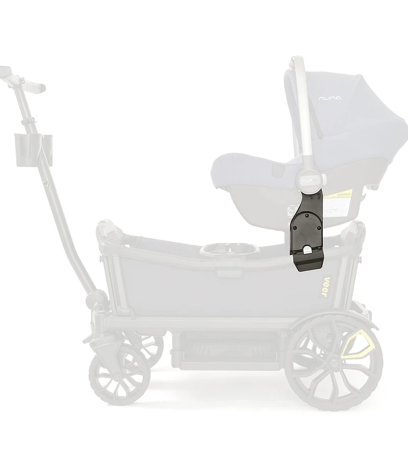 Veer Infant Car Seat Adapter for Cybex, Maxi Cosi, and Nuna Attachment for Cruiser