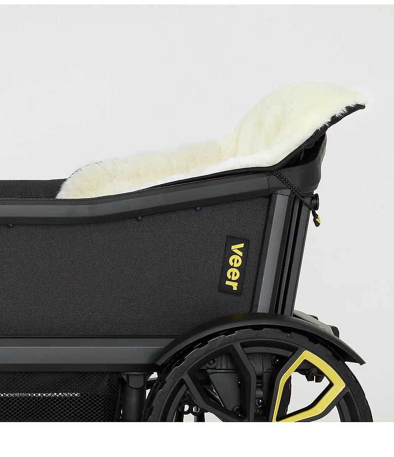 Veer Shearling Seat Cover for Veer All-Terrain Cruiser Stroller/Wagon