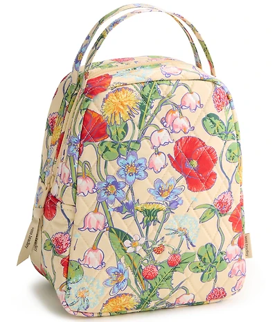 Vera Bradley All the Pretty Flowers Premium Cotton Lunch Bag