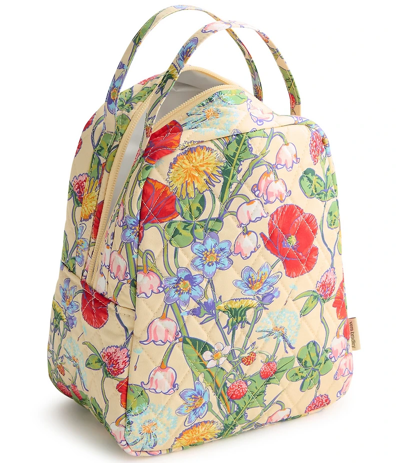 Vera Bradley All the Pretty Flowers Premium Cotton Lunch Bag