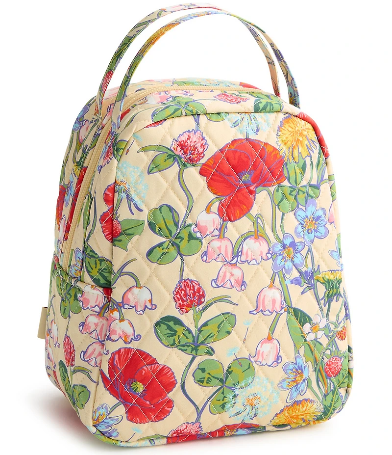 Vera Bradley All the Pretty Flowers Premium Cotton Lunch Bag