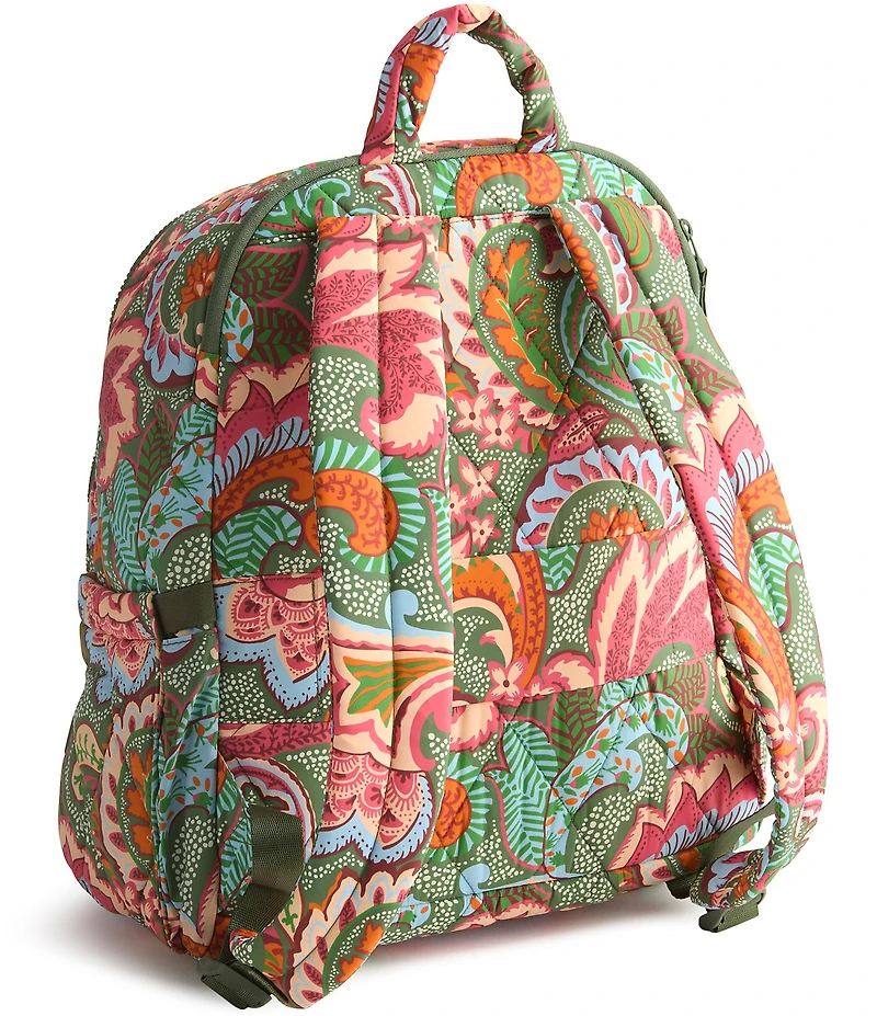 Vera Bradley Bancroft Featherweight Nylon Leaf Me Not Paisley Backpack