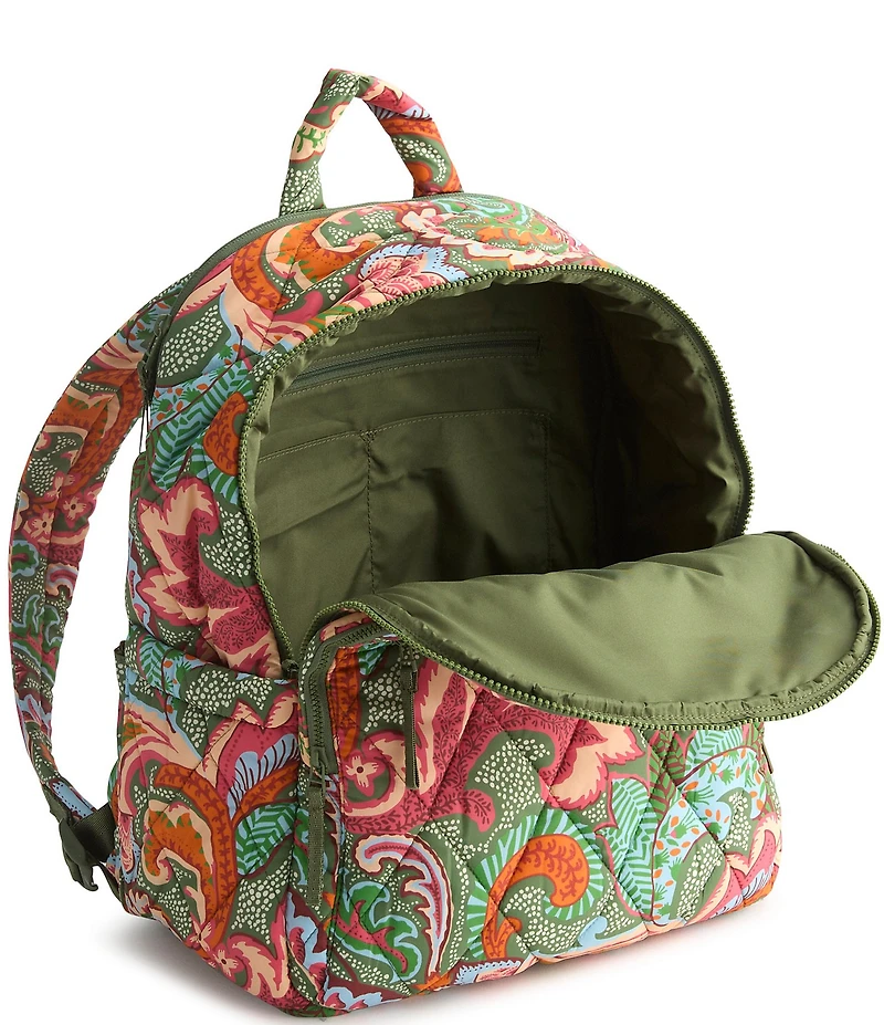 Vera Bradley Bancroft Featherweight Nylon Leaf Me Not Paisley Backpack
