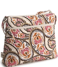 Vera Bradley Blooming Paisley Print Original Zip Hipster