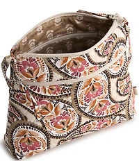 Vera Bradley Blooming Paisley Print Original Zip Hipster