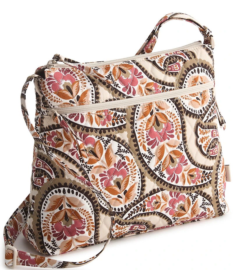 Vera Bradley Blooming Paisley Print Original Zip Hipster