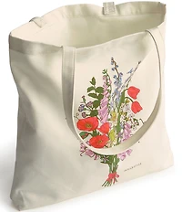 Vera Bradley Bouquet Woodlark Cotton Tote Bag