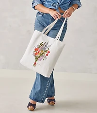 Vera Bradley Bouquet Woodlark Cotton Tote Bag