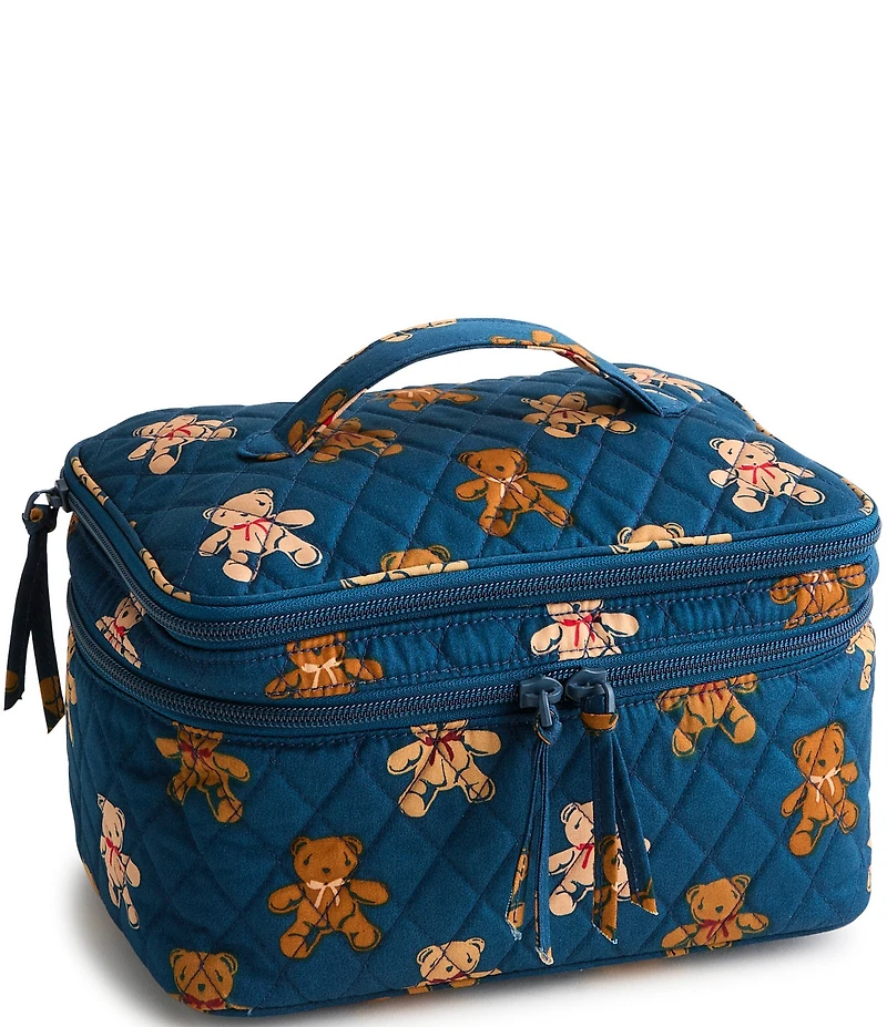Vera Bradley Bunch of Bears Brush Up Cosmetic Case
