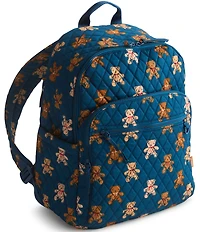 Vera Bradley Bancroft Premium Cotton Bear Print Backpack
