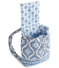 Vera Bradley Cambridge Blue Original Drawstring Backpack