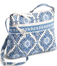 Vera Bradley Cambridge Blue Original Zip Hipster Crossbody Bag
