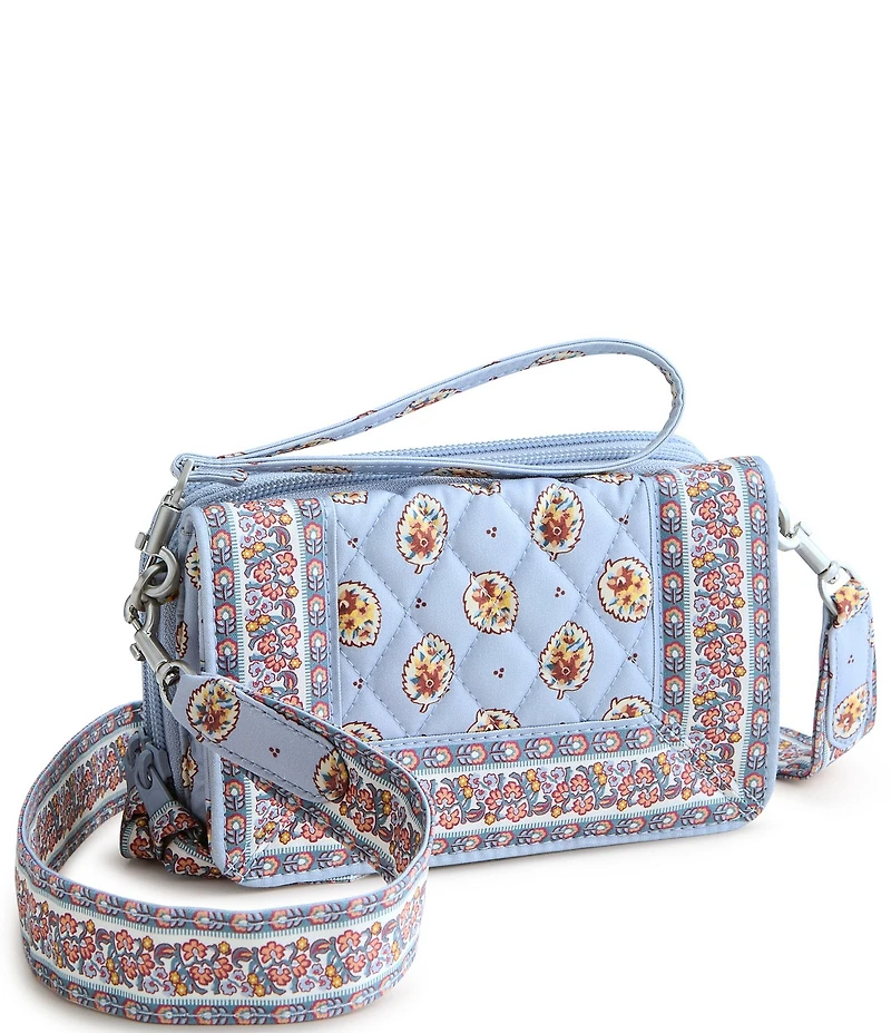 Vera Bradley Carlow All in One Leaf Print Crossbody Bag