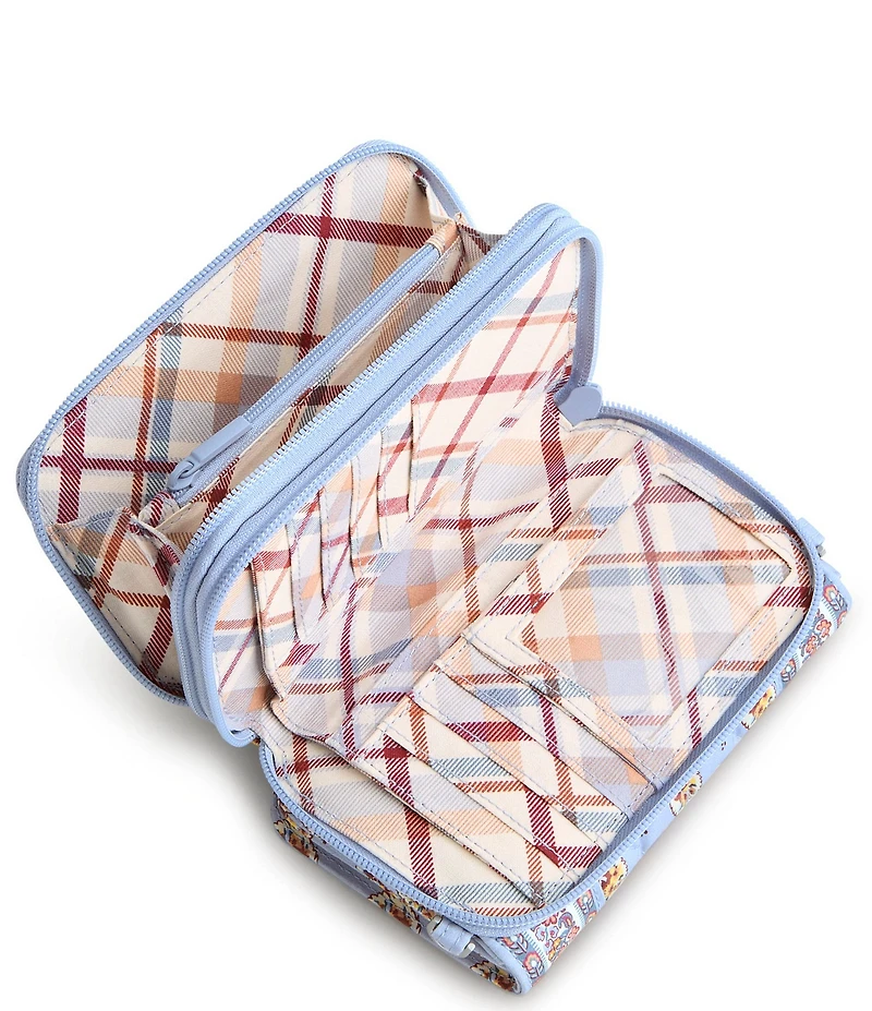 Vera Bradley Carlow All in One Leaf Print Crossbody Bag