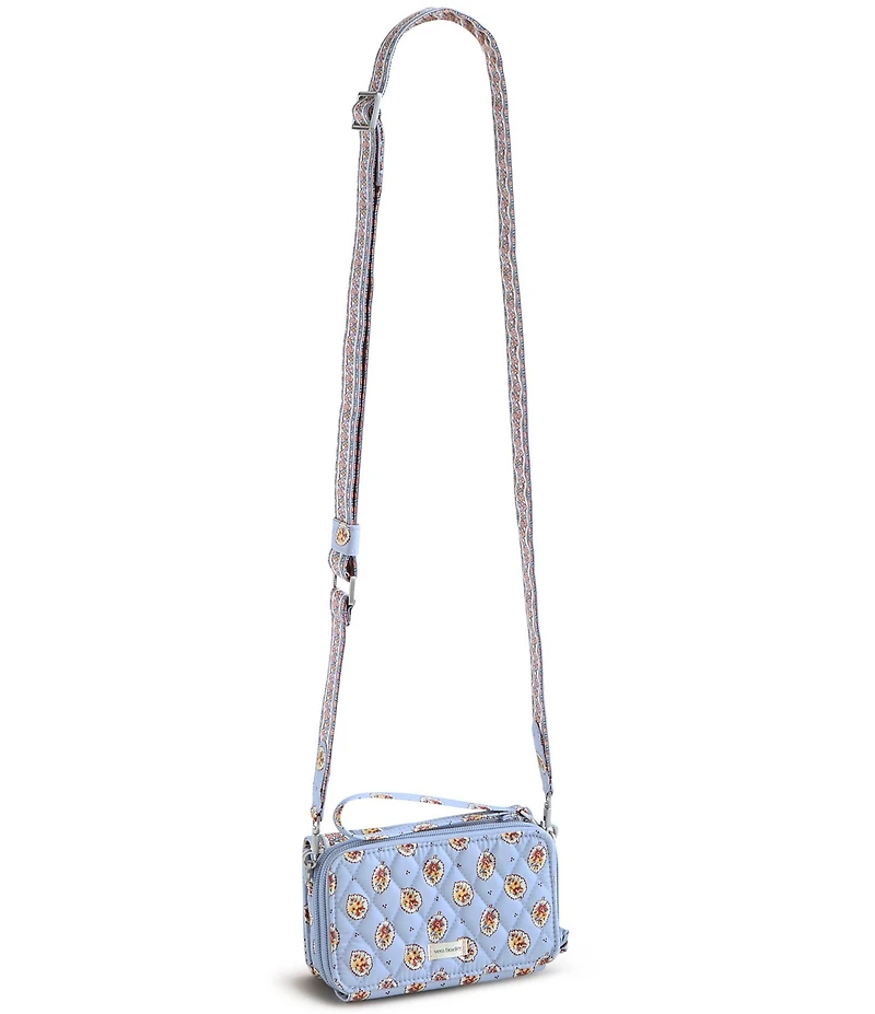Vera Bradley Carlow All in One Leaf Print Crossbody Bag