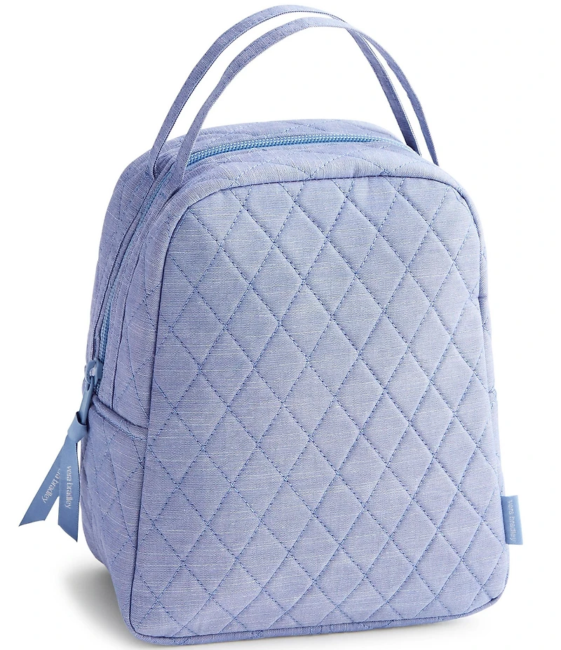 Vera Bradley Chambray Premium Cotton Lunch Bag
