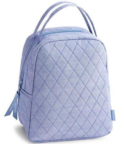 Vera Bradley Chambray Premium Cotton Lunch Bag