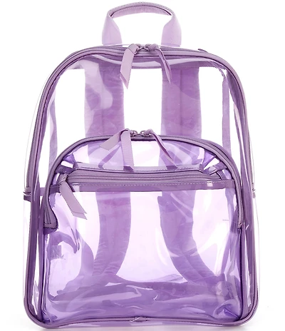 Vera Bradley Clear Contrast Trim Large Backpack
