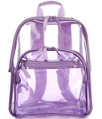Vera Bradley Clear Contrast Trim Large Backpack