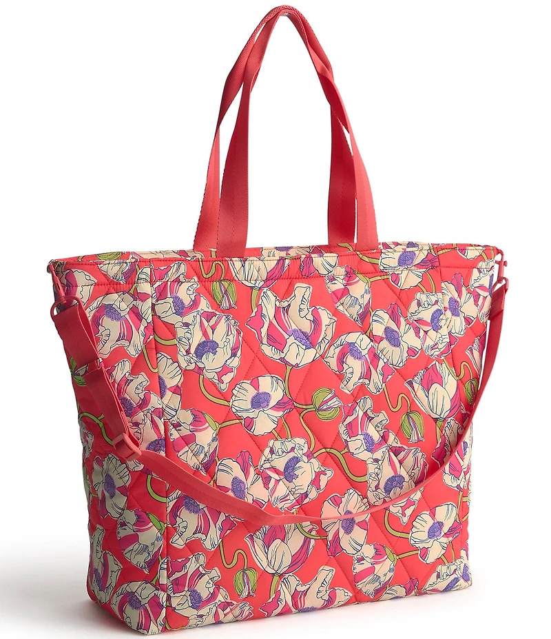 Vera Bradley Cooler Swirling Poppies Tote Bag