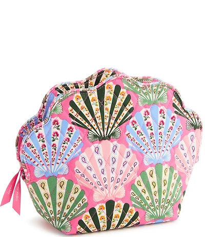 Vera Bradley Cottage Shells Cosmetic Pouch