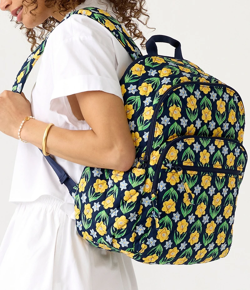 Vera Bradley Daffodils Bancroft Backpack