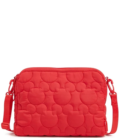 Vera Bradley Disney Quilted Nylon Triple Compartment Crossbody Bag