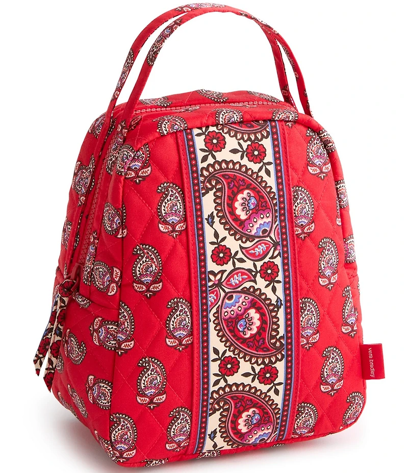 Vera Bradley Flowering Goji Paisley Premium Cotton Lunch Bag