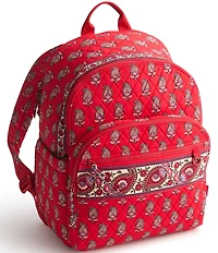Vera Bradley Flowering Paisley Goji Berry Bancroft Backpack