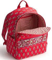 Vera Bradley Flowering Paisley Goji Berry Bancroft Backpack