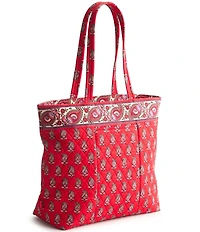 Vera Bradley Flowering Paisley Goji Berry Original Zip Tote Bag