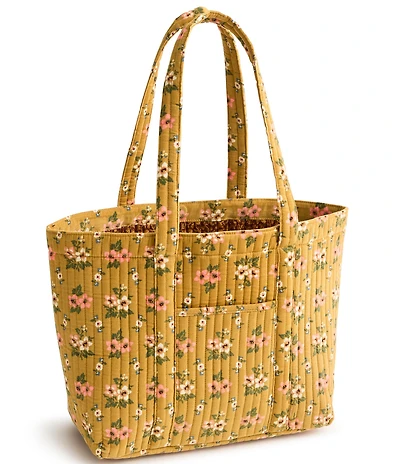 Vera Bradley Hathaway Floral Print Corduroy Tote Bag