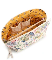 Vera Bradley Large Dome Floral & Bird Cosmetic Case
