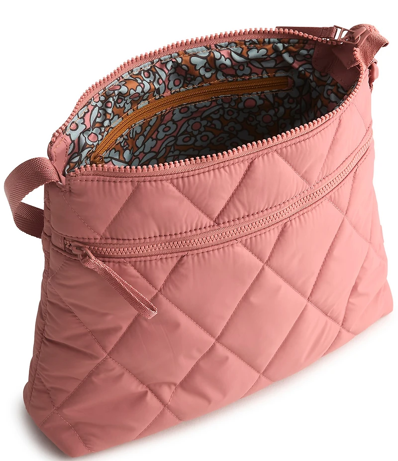 Vera Bradley Leaf Me Not Paisley Featherweight Nylon Original Hipster Bag