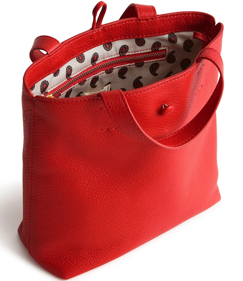 Vera Bradley Leather Mini Original Tote Crossbody Bag