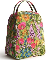 Vera Bradley Meadow Bouquet Premium Cotton Lunch Bag