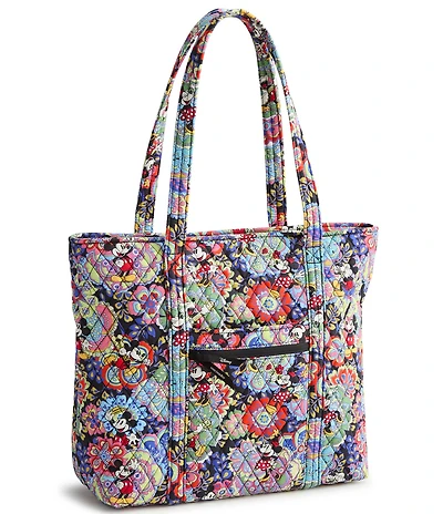 Vera Bradley Mickey & Minnie Petal Multi Collection Original Vera Tote Bag