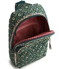 Vera Bradley Mistletoe Lattice Print Lorman Premium Cotton Sling Backpack