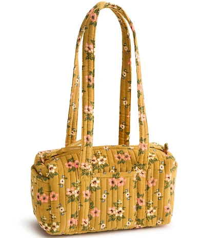 Vera Bradley Original 100 Floral Print Corduroy Satchel Bag