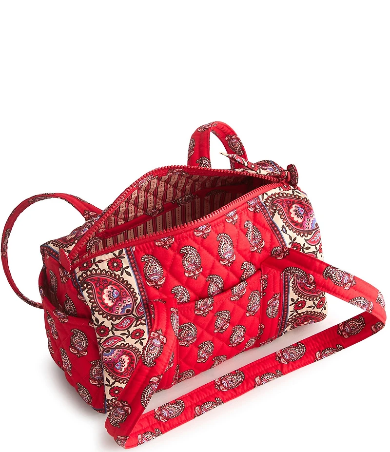 Vera Bradley Original 100 Flowering Paisley Goji Berry Satchel Bag